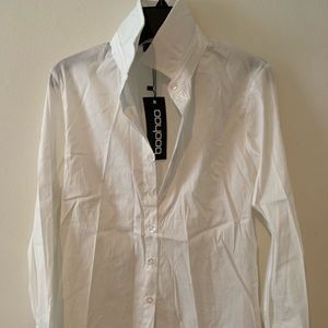 NWT Boohoo Button Up Blouse